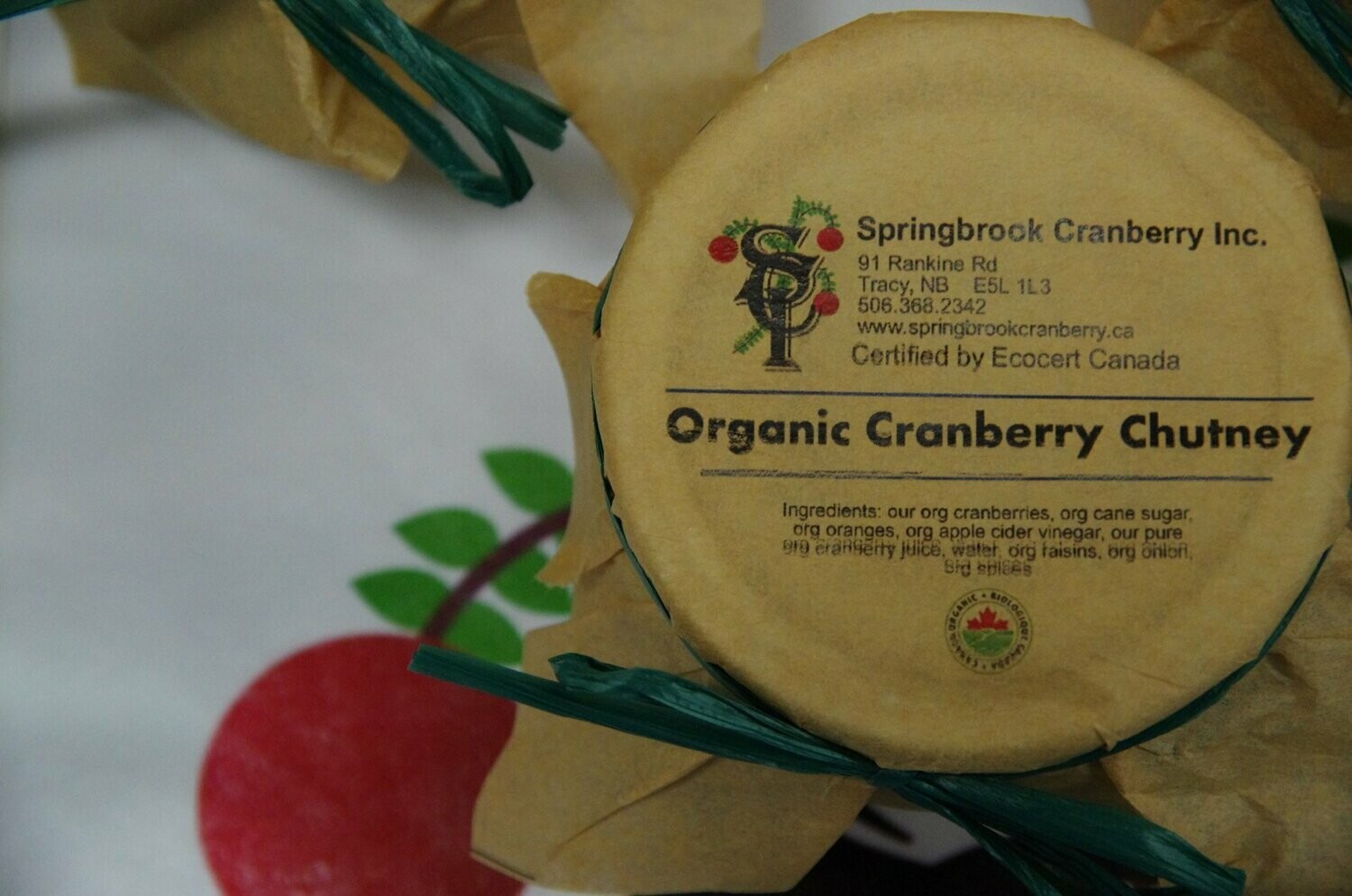 Organic Cranberry Chutney