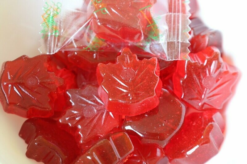 pollipop's cranberry & maple candy
