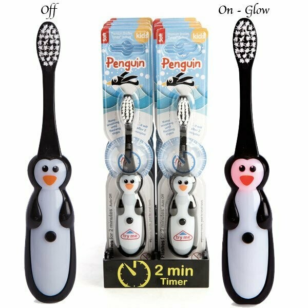 Cute Penguin Timed Toothbrush