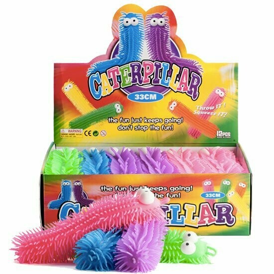 33cm Large Sensory Stretchy Caterpillar
