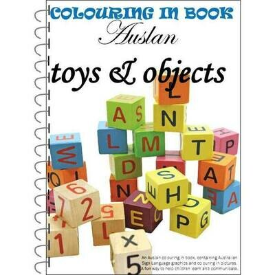 Auslan Colouring in Book - Toys & Objects