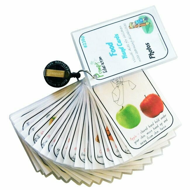 Hand Cards - Food (Auslan)