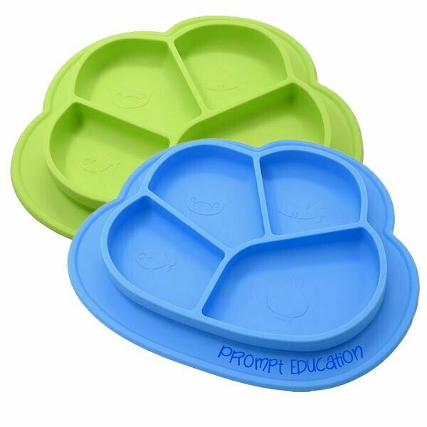 Cloud Silicone Portion Control Plate