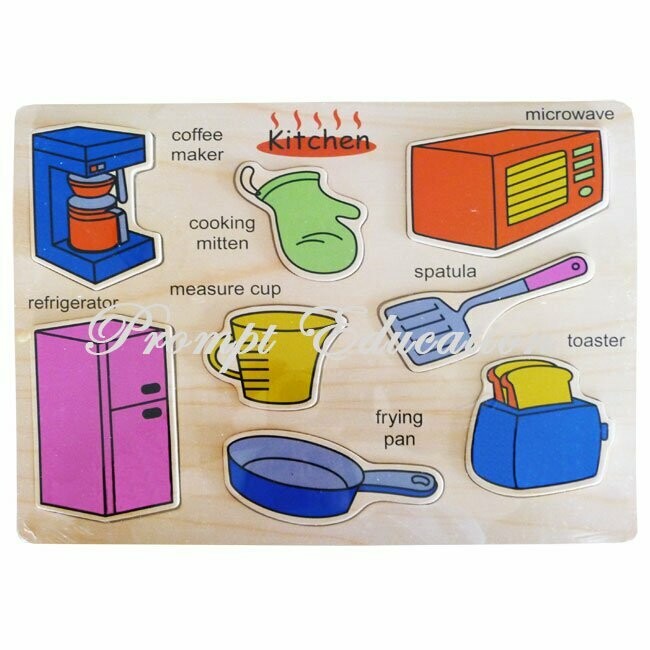 Wooden Puzzle - Kitchen
