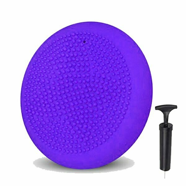 Round Move & Sit Cushion, Colour: Purple