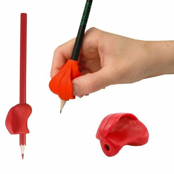 Strong Tripod Pencil Grips, Colours Available: Red