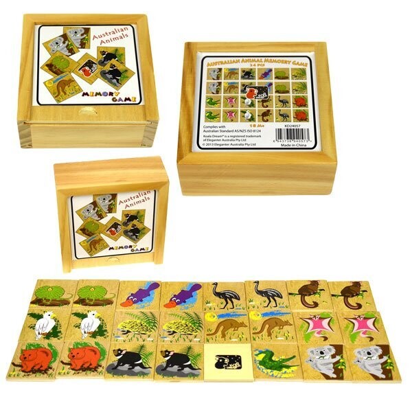Australian Animal Memory Game