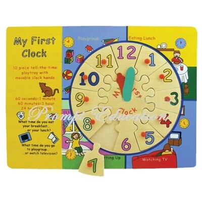 Wooden Puzzle - My First Clock
