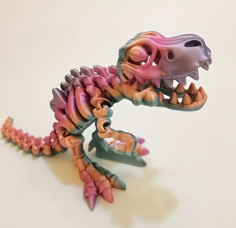 3D Printed T’Rex Fidget