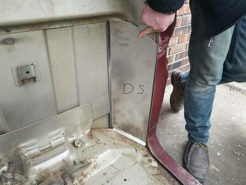 60-66 Inside Cab Corner Filler Panels