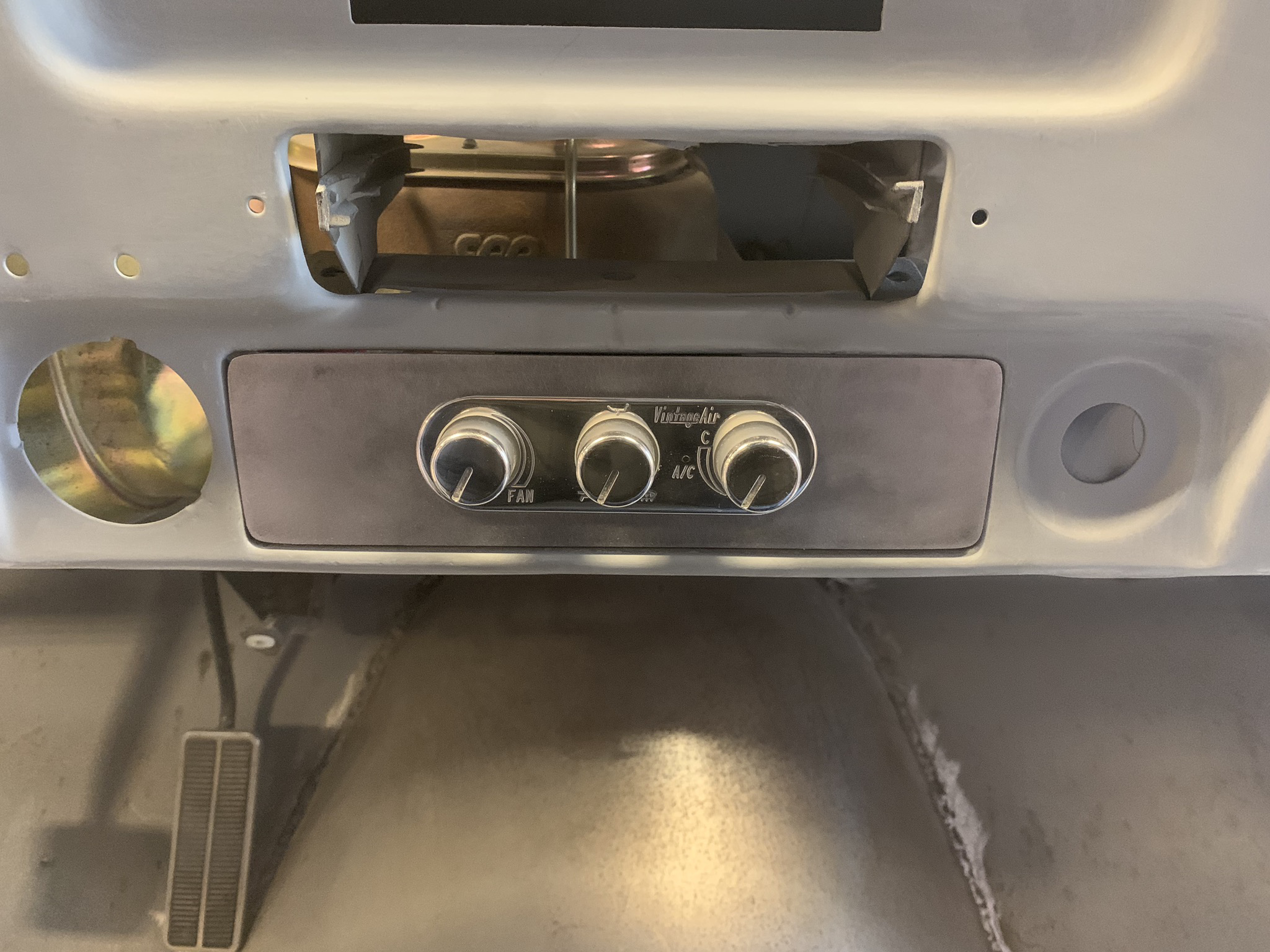 Vintage Air Controls Dash Panel