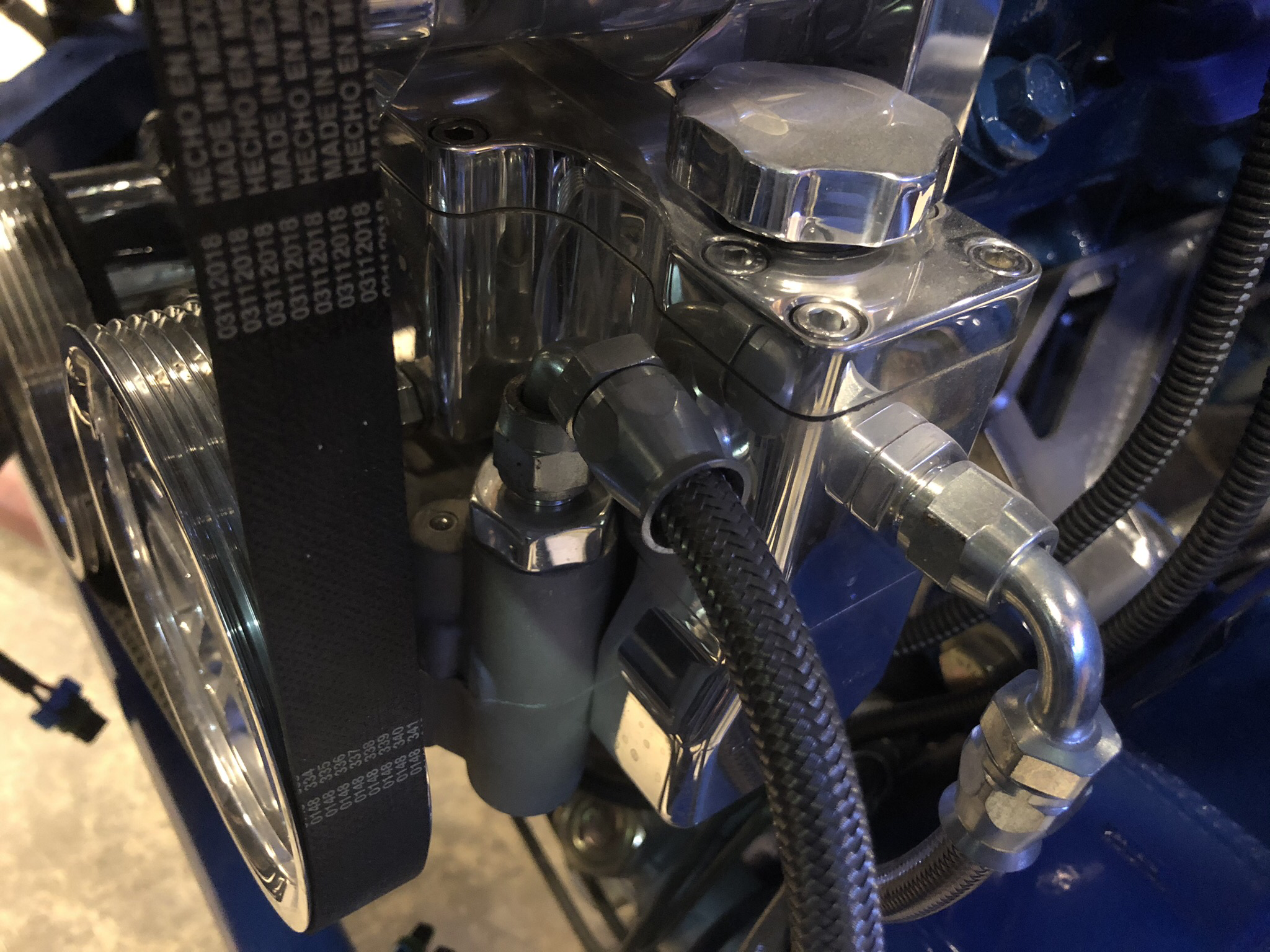 ConcepteOne Steel Braided Power Steering Line Kit