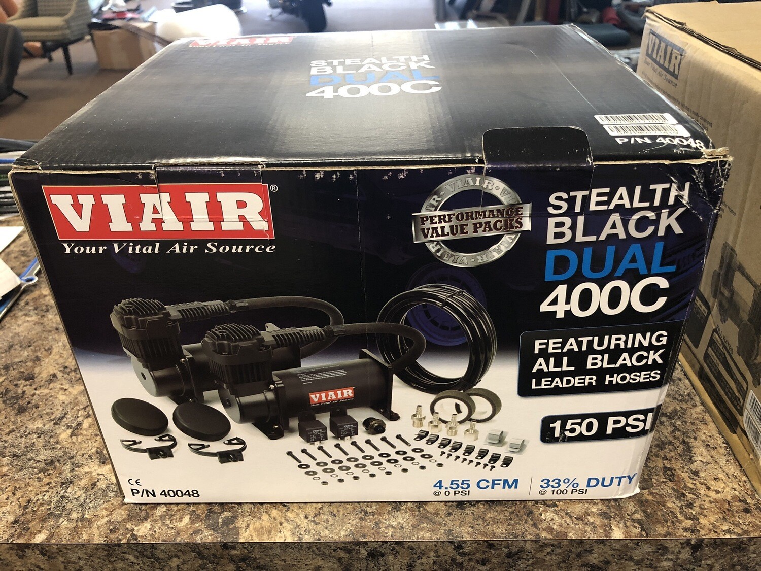 Viair 400 Dual Pack Air Compressors - Black (Drop Shipped Item)