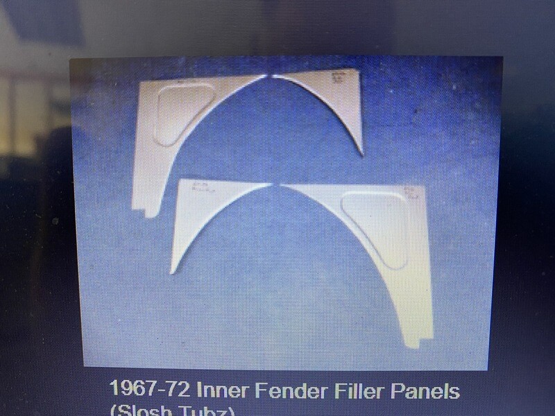 1967-72 C10 Slosh Tubz Inner Fender Filler Panels