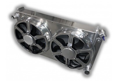 Entropy Radiator with dual HPX 16” fans Supports 1000 Horsepower (Drop Shipped Item)