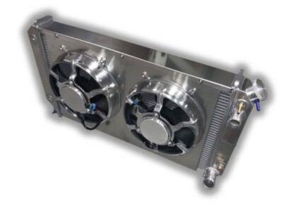 Entropy LSX Radiator with dual HPX fans Supports 700 Horsepower (Drop Shipped Item)
