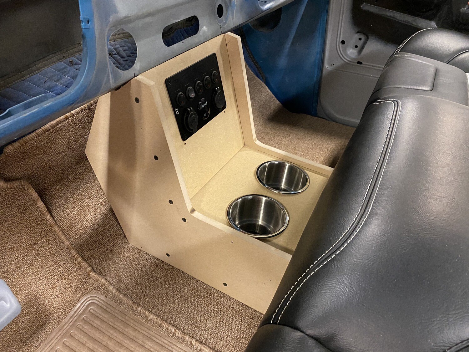 67-72 Center Console Kit For Bench Seat