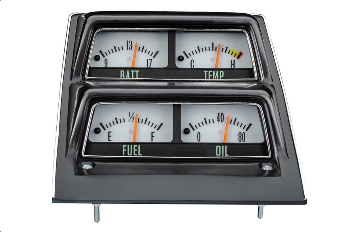 1968 Camaro with Console Gauges RTX Gauges (Ships From Manufacturer)