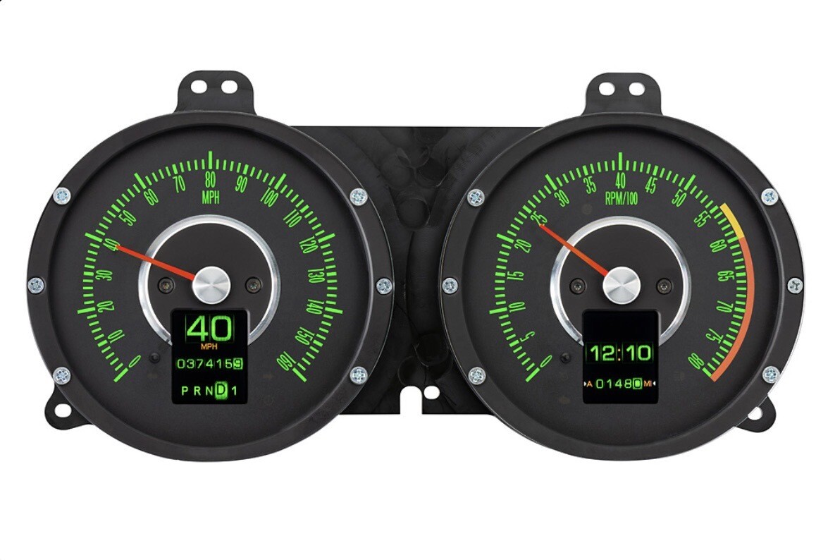 Dakota Digital Retrotech 67 Camaro Dash and Console RTX gauges