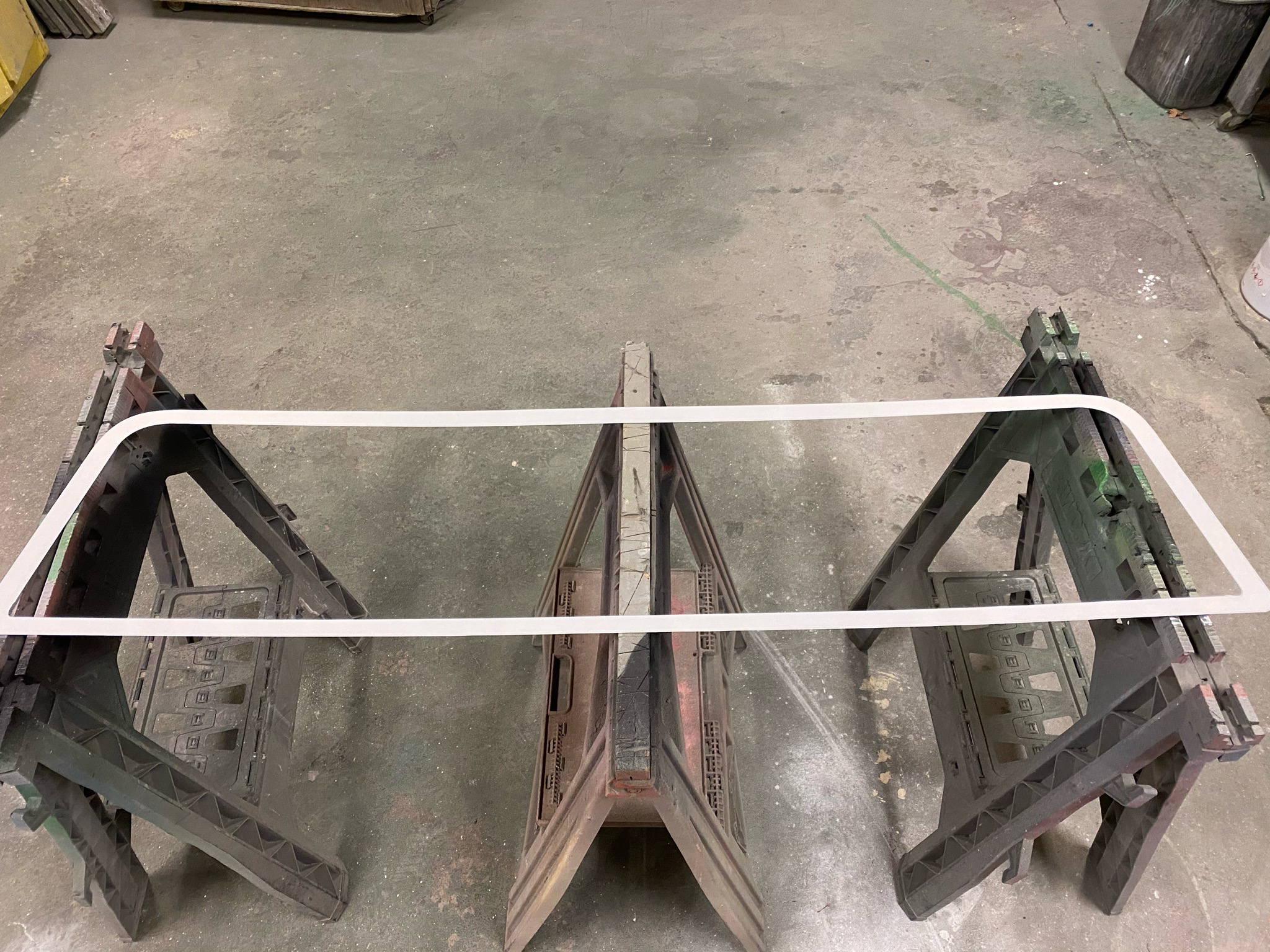 Window frame for the 67 C10 with small back glass