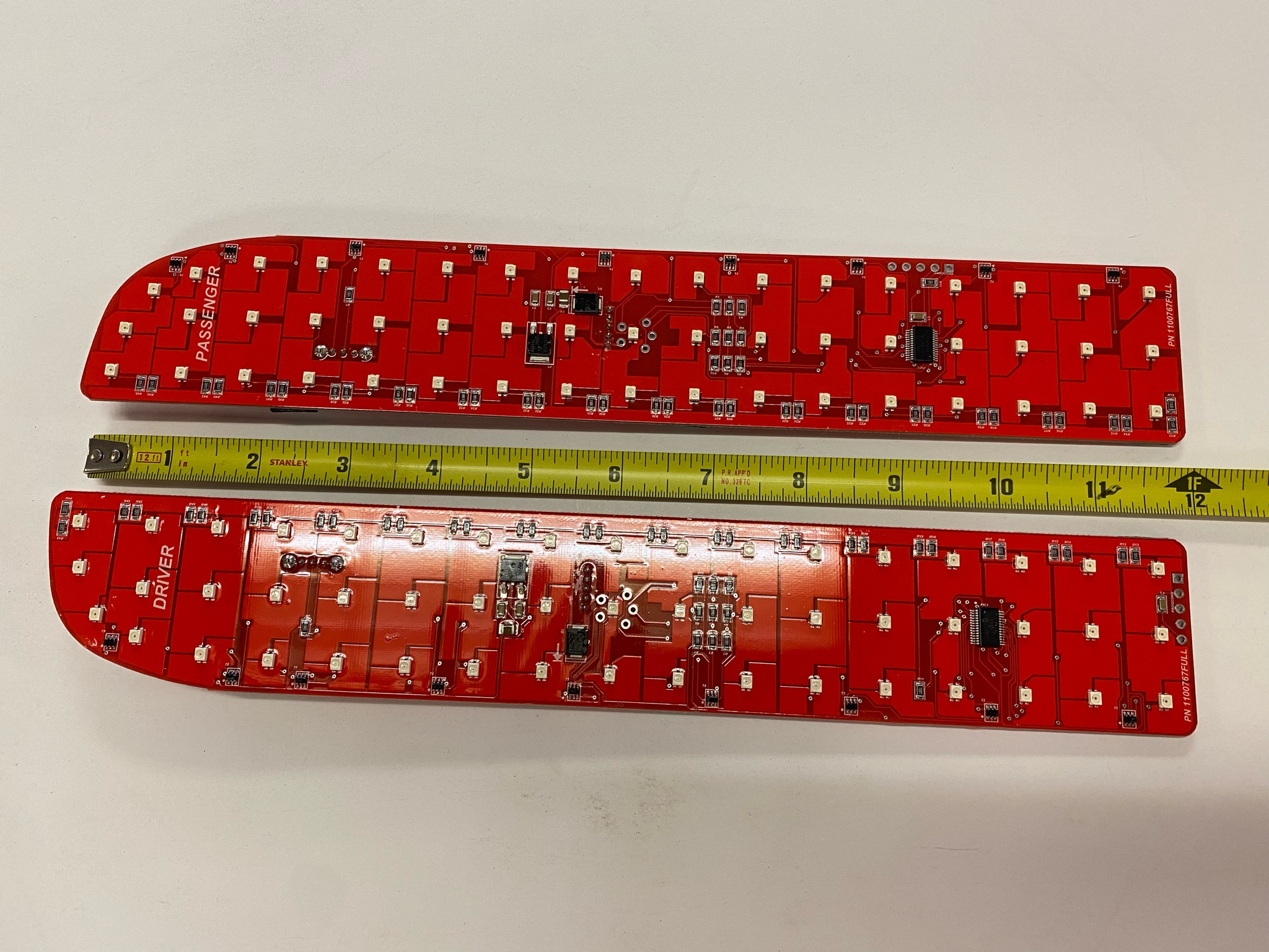 Digi-tails 12” Led Boards For Alumicraft One Piece Taillights