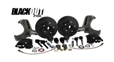 1963-70 C10 "BLACKOUT" Deluxe Front Disc Brake Conversion Kit (Ships From Manufacturer)
