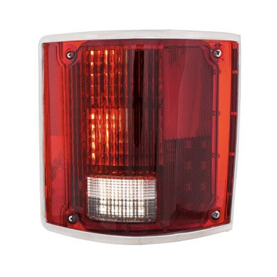 United Pacific Sequential LED Tail Light With Trim 73-87 Passenger Side