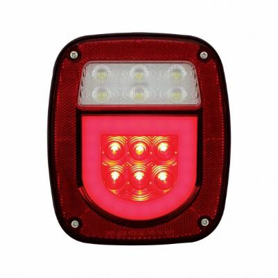 United Pacific GloLight Universal LED Tail Light-Pair