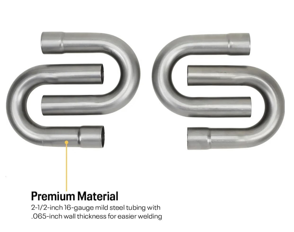 2.5” and 3” Mild Steel Exhaust Kit