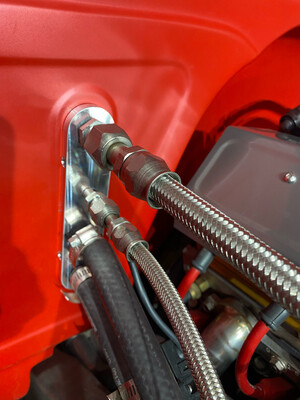Firewall Hose Trim Plate