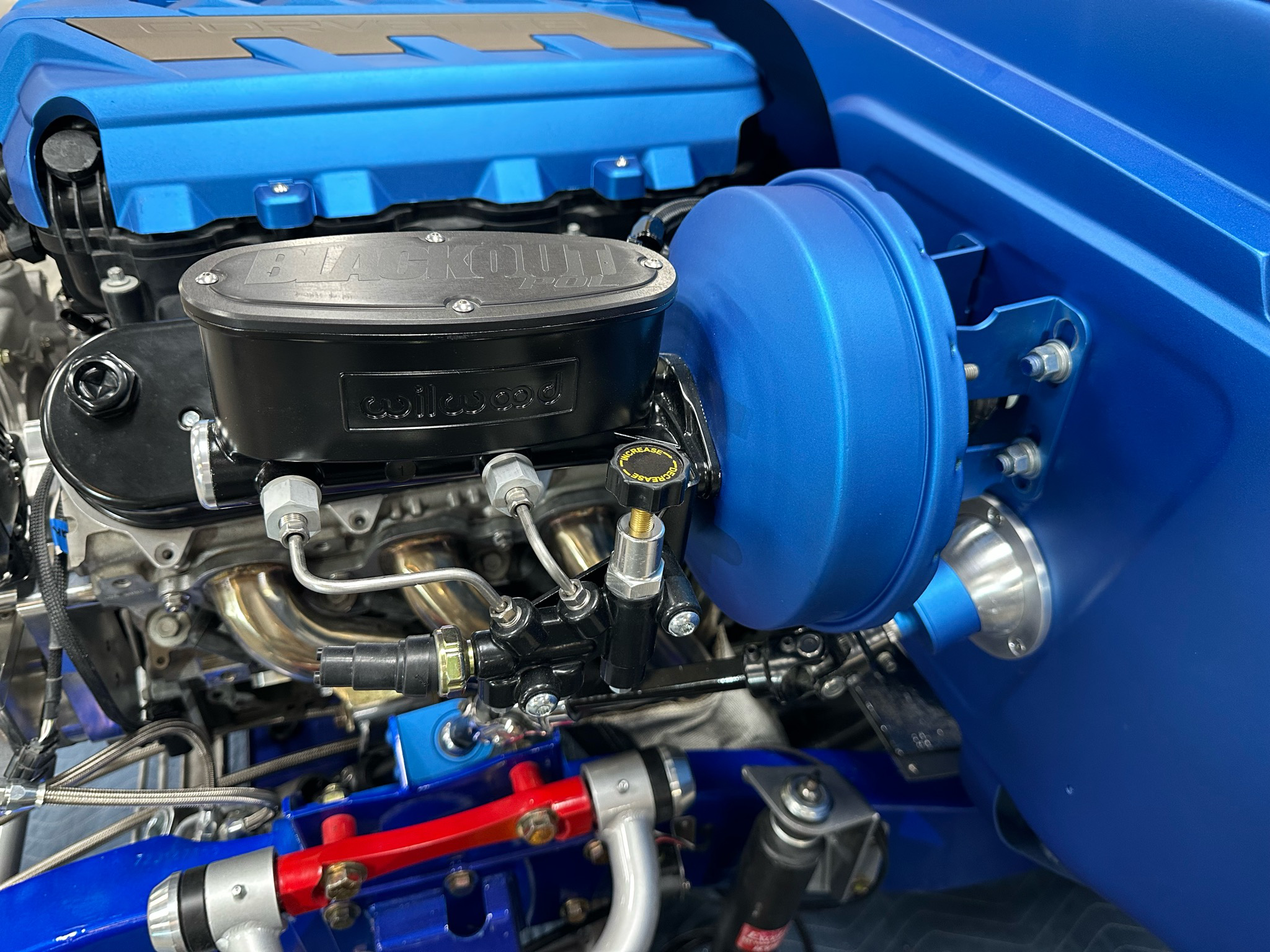 C10 Black Out Brake Booster Kit With Wilwood Master Cylinder And Proportioning Valve
