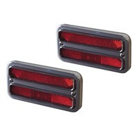 Eddie Motorsports 67-72 Chevy C10 Truck Billet Aluminum Marker Light and Bezel Kit - Front