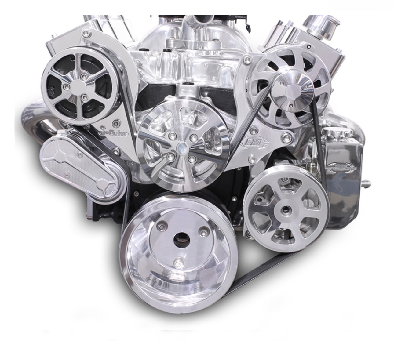 S-Drive Serpentine Pulley Kit Small Block Chevy