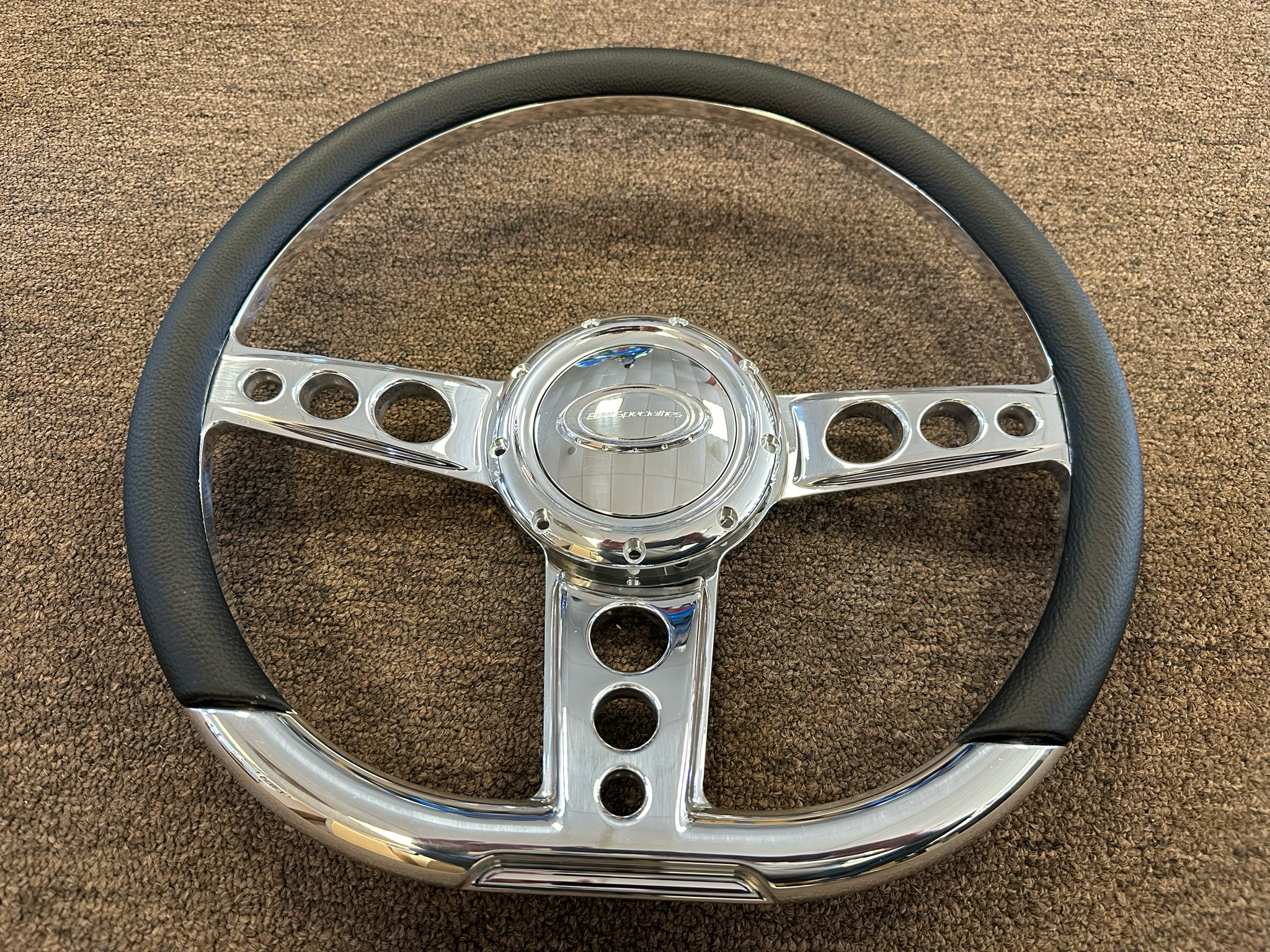 Billet Specialties 14” Trans Am D Shaped Series Steering Wheel