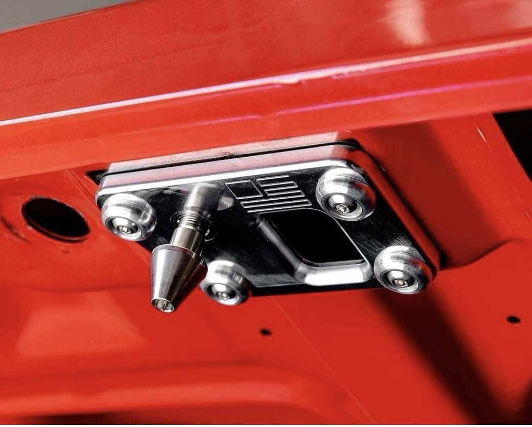LG Billet 67-72 C10 Billet Hood Striker Plate - Engine Bay