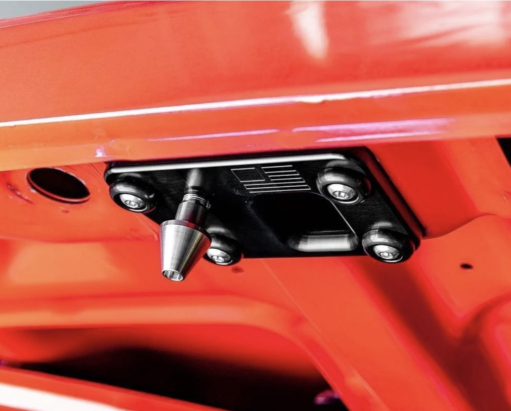 LG Billet 67-72 C10 Billet Hood Striker Plate - Engine Bay