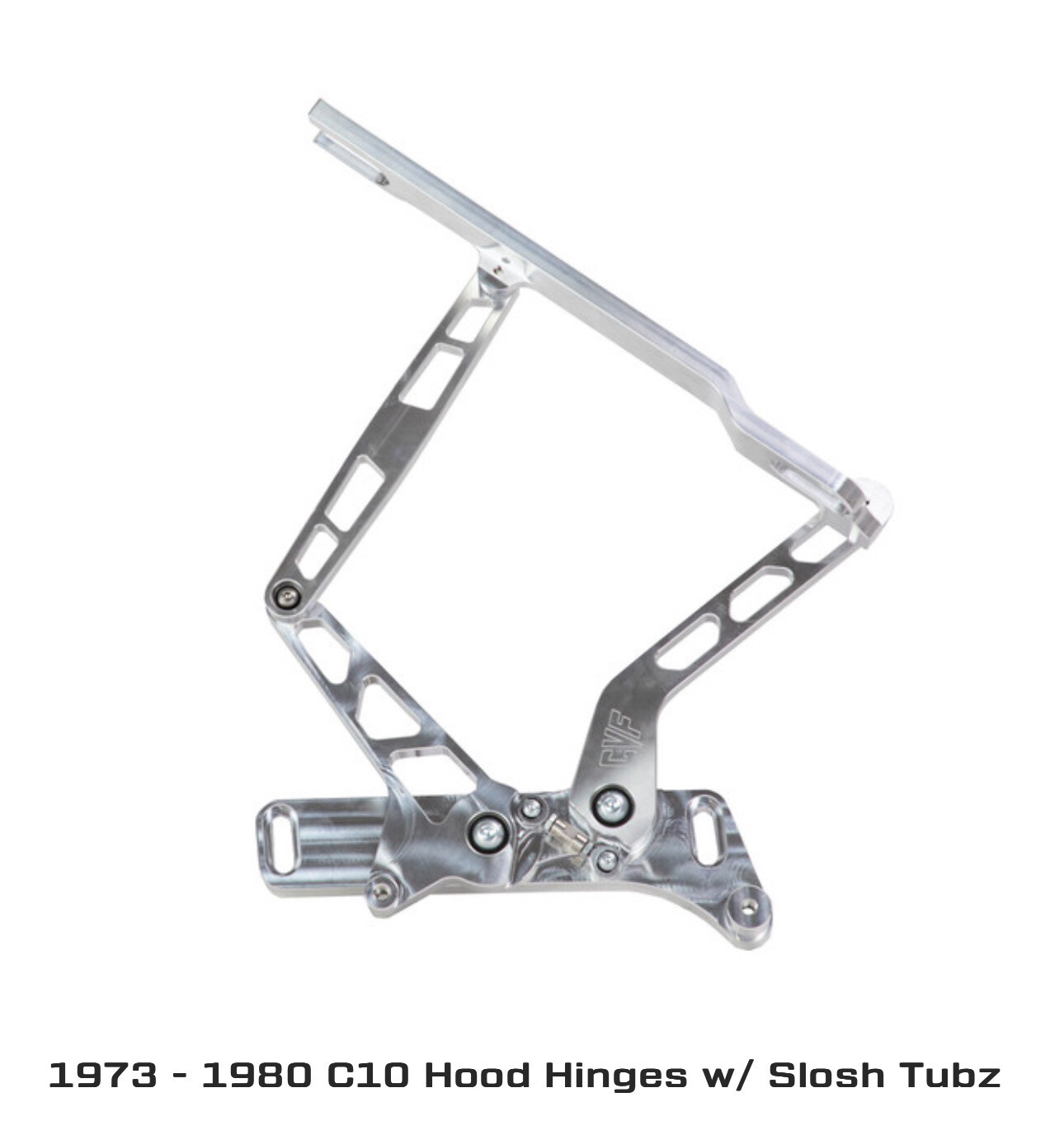 CVF Racing 1973-80 Hood Hinges For Chevy/GMC Trucks With Slosh Tubz