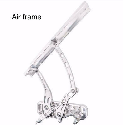 CVF Racing Billet Aluminum Hood Hinges For 1965-1967 Chevelle & El Camino - Polished, Adjustable Pair