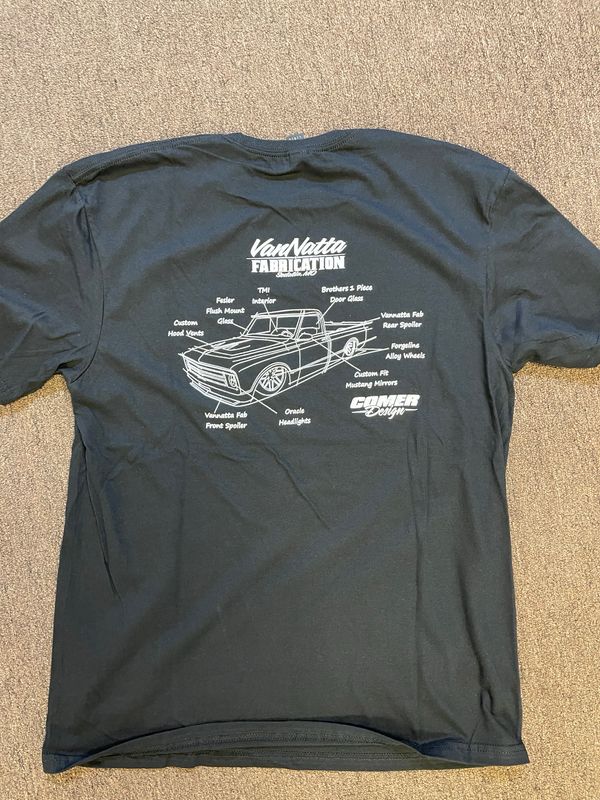VanNatta Fabrication Blueprint Sketch Shirt