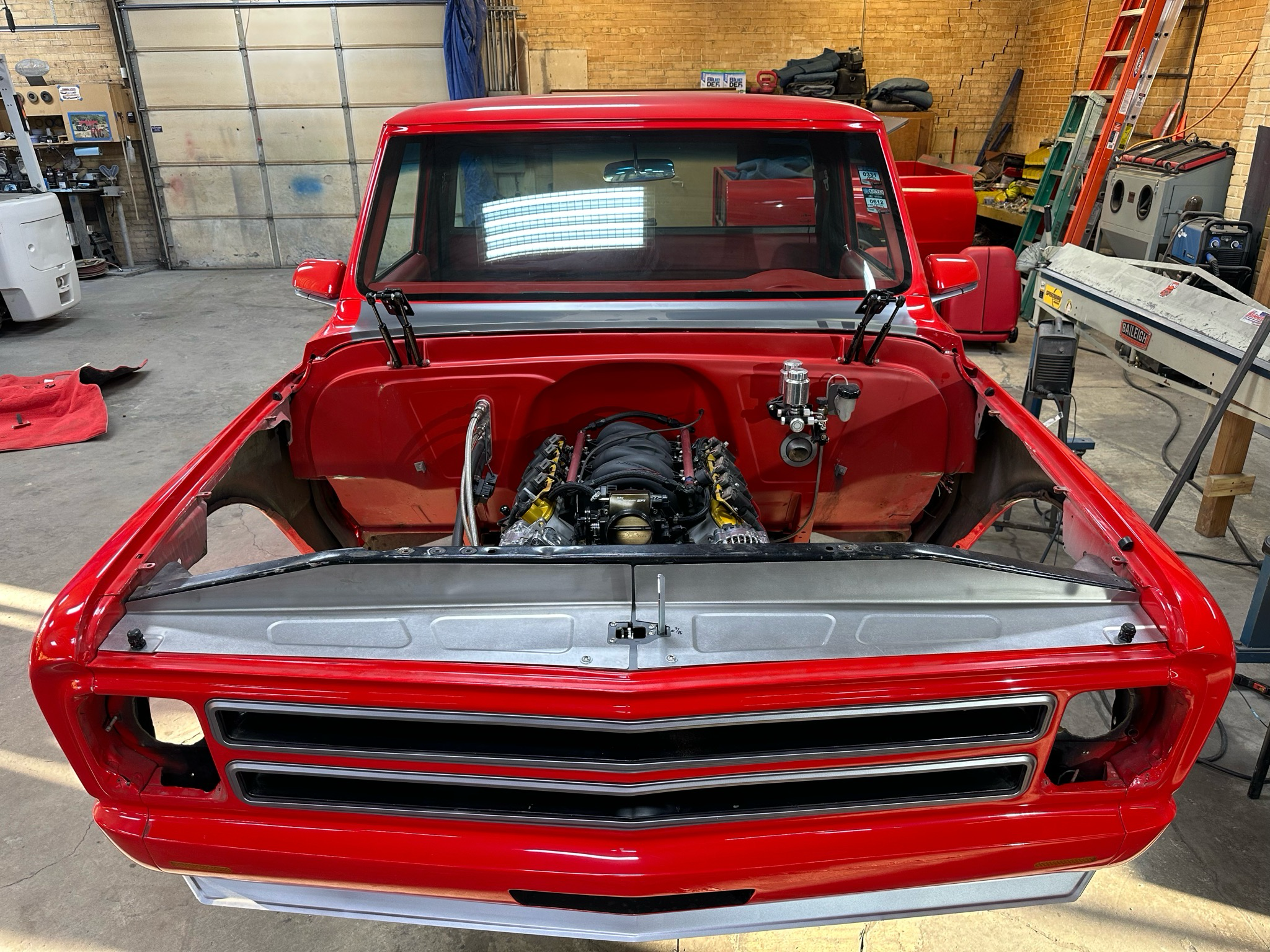 67-72 C10 Core Support Filler Panels Designed to work with the Trique Manufacturing Hood Latch