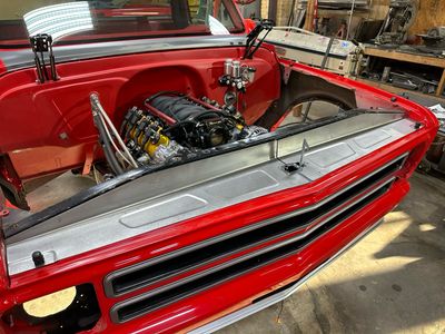 67-72 C10 Core Support Filler Panels Designed to work with the Trique Manufacturing Hood Latch