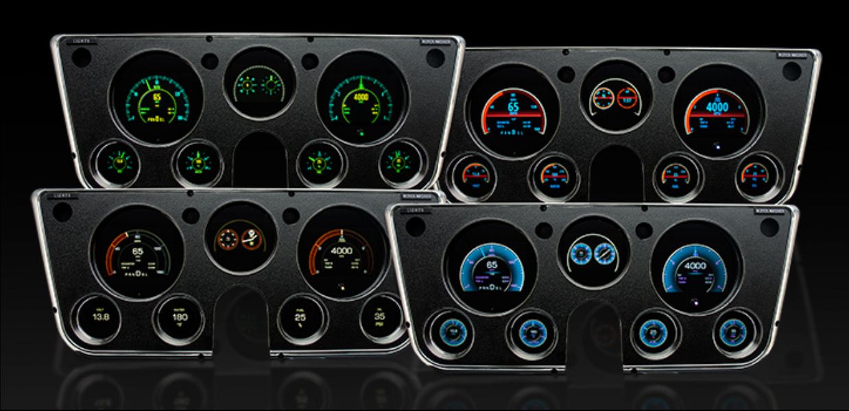 67-72 C10 Dakota Digital GRFX Gauges