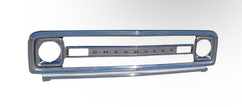 AMD 1969-70 C10 Grille Shell Chrome Steel