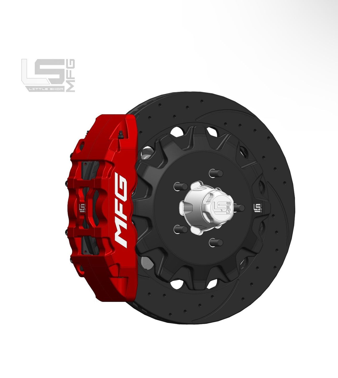 Little Shop MFG 16” Big Brake Kit for 1963-87 Chevy/GMC Truck (Rear)