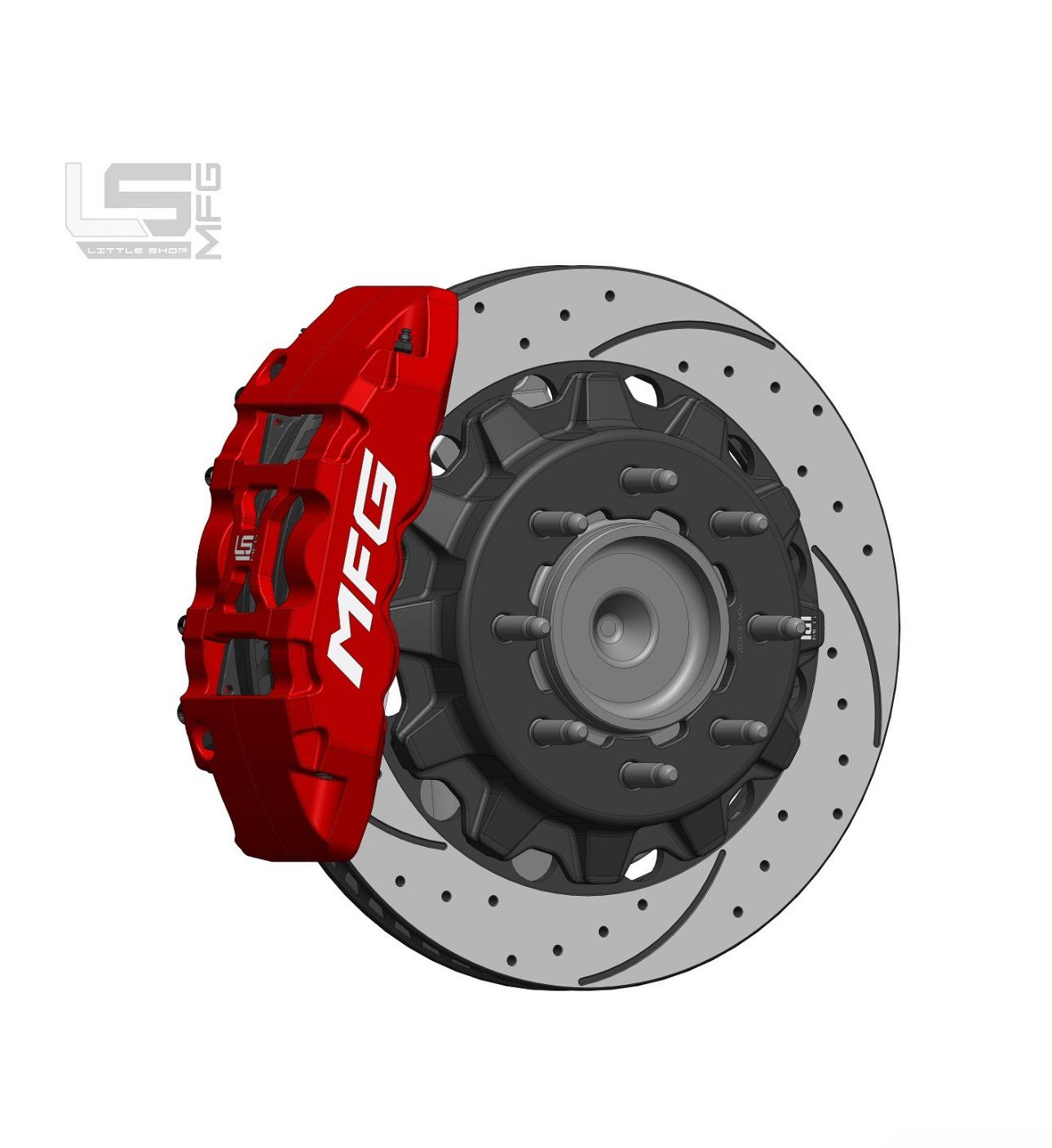Porterbuilt C20/C30 Front 16” TC6 Big Brake Kit