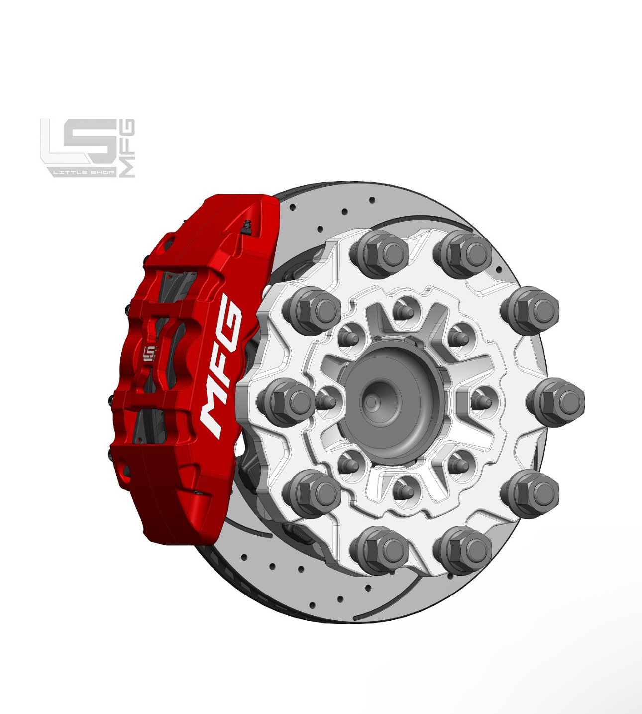 Porterbuilt C20/C30 Front 16” TC6 Big Brake Kit