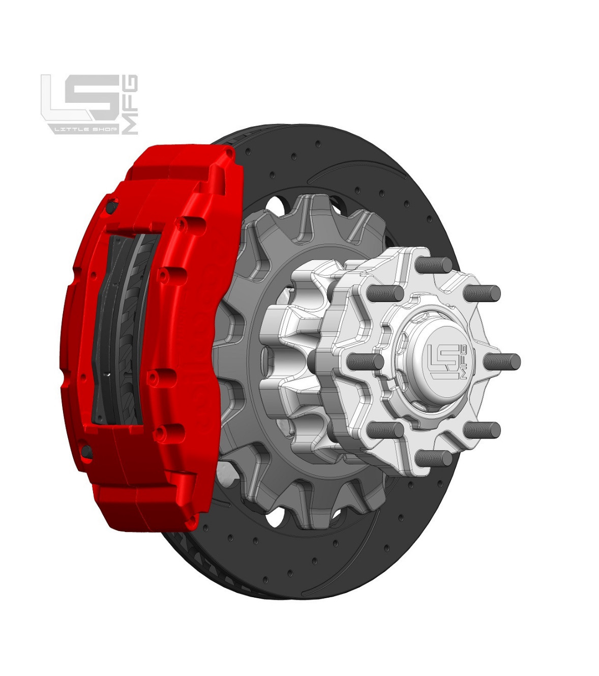 Little Shop MFG 16” Big Brake Kit For 1973-91 Chevy/GMC C20/C30