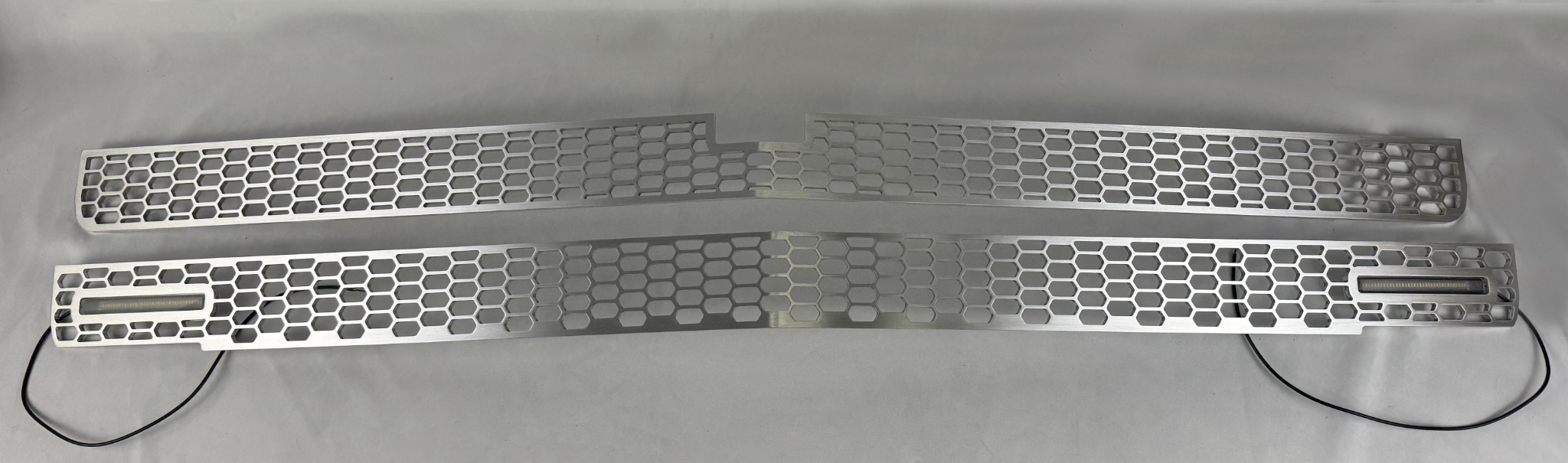 67/68 C10 Alumicraft Billet Aluminum CNC Machined Mesh Grille 2D
