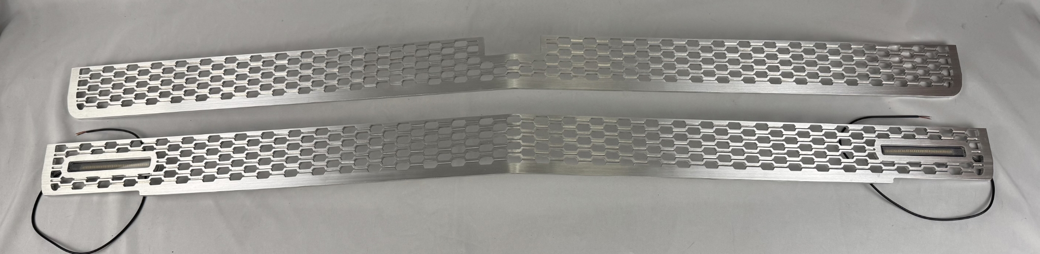 67/68 C10 Alumicraft Billet Aluminum CNC Machined Mesh Grille 3D
