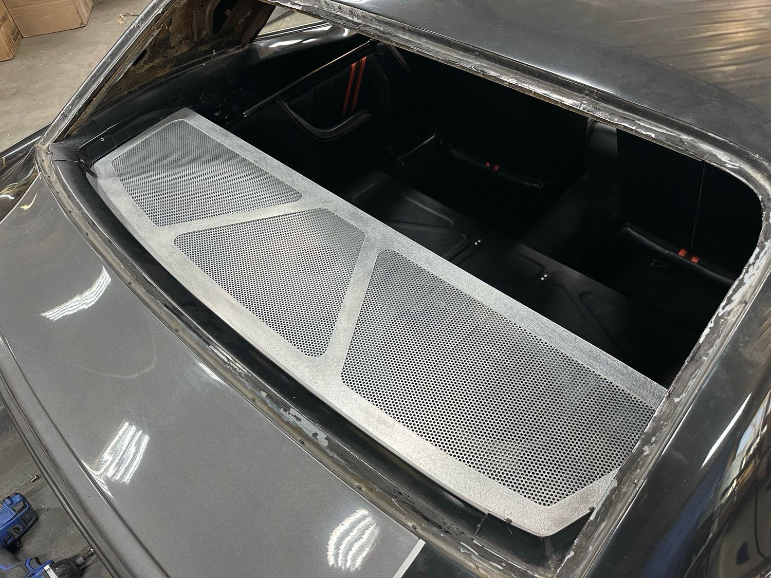 Perforated Package Tray Cover With Overlay